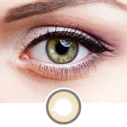 Orange Soda Orange colored contact lenses
