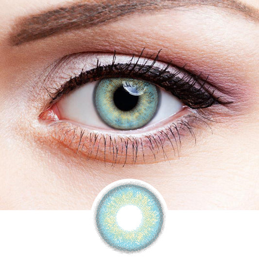 Russian Girl Bule colored contact lenses