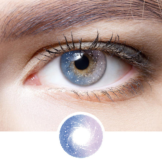 Galaxy Powder colored contact lenses