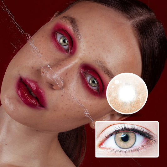 Hidden Butterfly Brown | Moxielens Earth Glow Colored Contacts -- Earth Glow colored contacts | Moxielens
