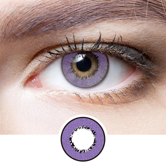 Harajuku Storm Violet colored contact lenses