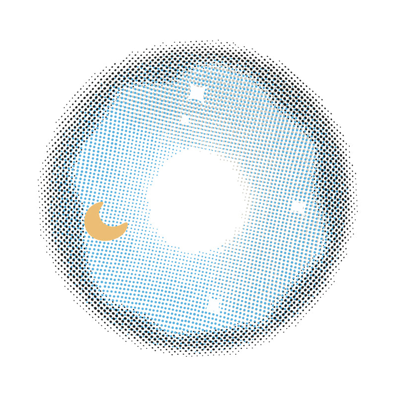 Starry Blue | Moxielens Ocean Mist Colored Contacts -- Ocean Mist colored contacts | Moxielens