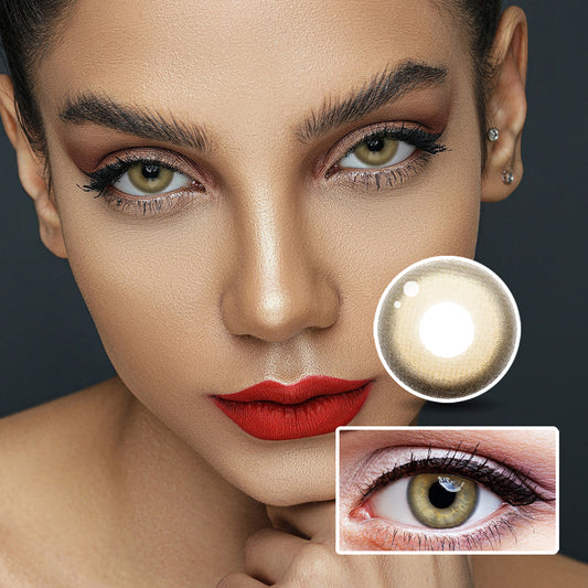 Milk Tea Ash colored contact lenses