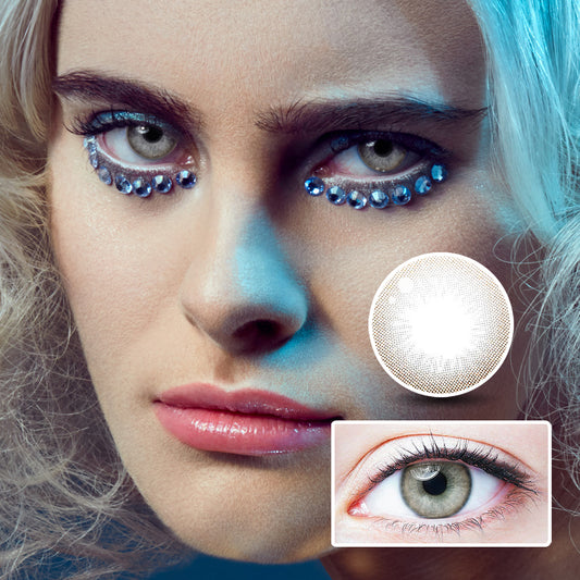 Someday Grey colored contact lenses