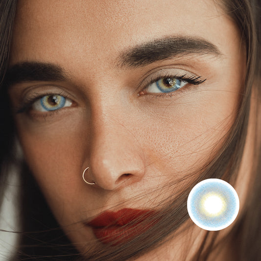 4D High-Gloss Blue | Moxielens Ocean Mist Colored Contacts ??Ocean Mist colored contacts | Moxielens