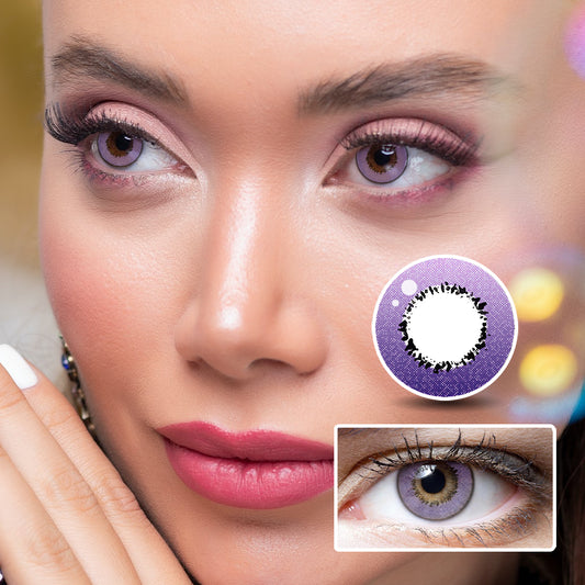 Harajuku Storm Purple | Moxielens Aurora Veil Colored Contacts -- Aurora Veil colored contacts | Moxielens