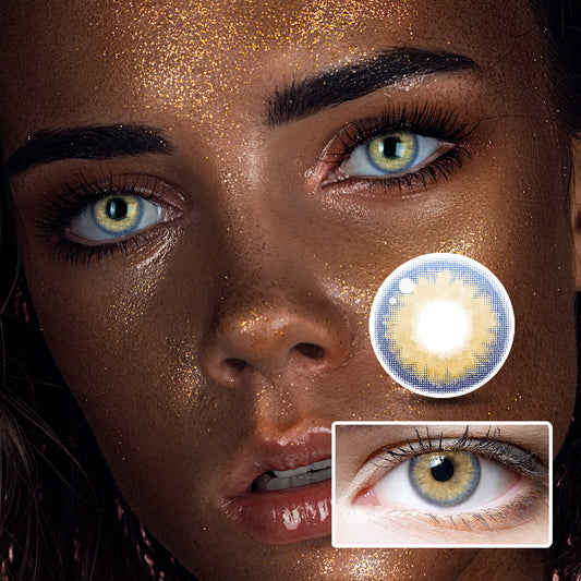 Masonry Blue Brown | Moxielens Earth Glow Colored Contacts
