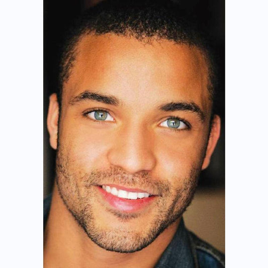 Men's rainbow color (12 months) colored contact lenses