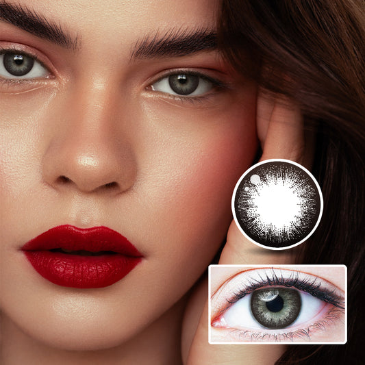 Big Eyes Black colored contact lenses