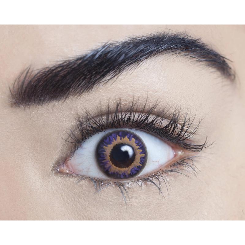 Natural purple pupil (12 months) contact lens colored contact lenses