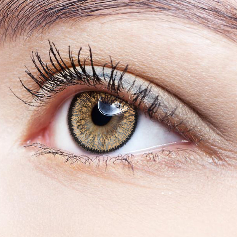 Summer Fluorescent Brown | Moxielens Earth Glow Colored Contacts -- Earth Glow colored contacts | Moxielens