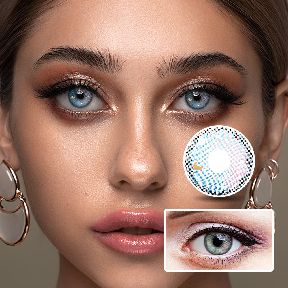 Starry Blue | Moxielens Ocean Mist Colored Contacts -- Ocean Mist colored contacts | Moxielens