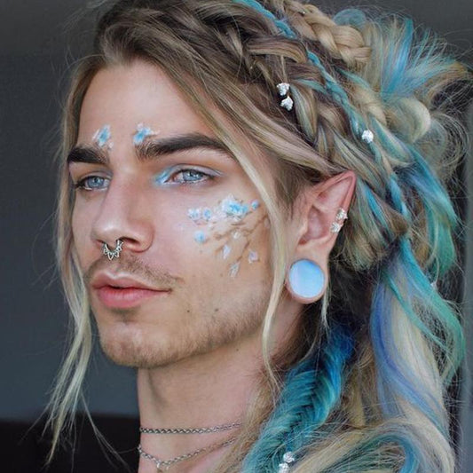Cosplay Men's Fairy Blue (12 months) colored contact lenses