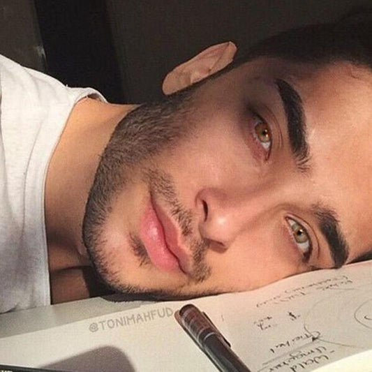 Men's orange eyes (12 months) colored contact lenses