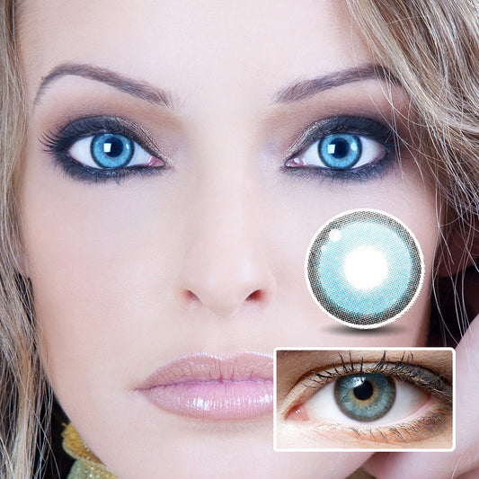 Honey Blue | Moxielens Ocean Mist Colored Contacts -- Ocean Mist colored contacts | Moxielens