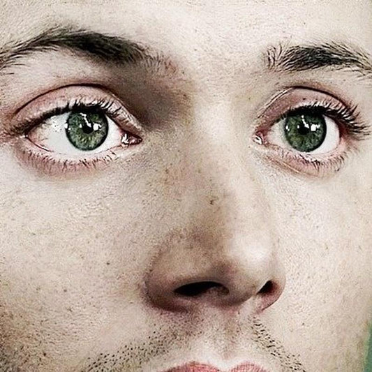 Men's sea water green (12 months) colored contact lenses