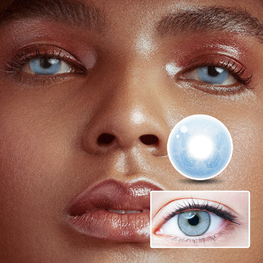 Hidden Butterfly Blue | Moxielens Ocean Mist Colored Contacts -- Ocean Mist colored contacts | Moxielens
