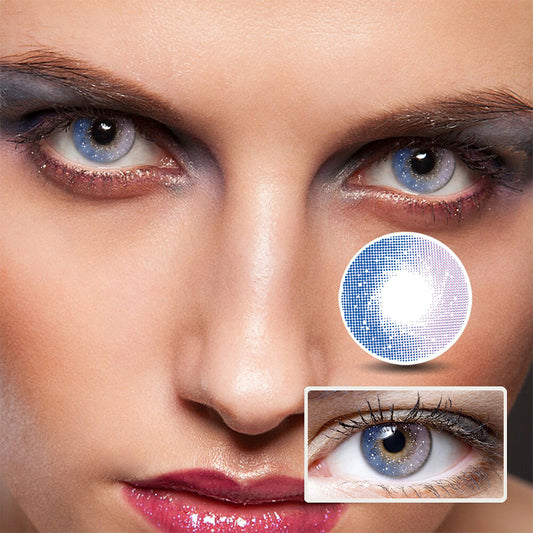 Galaxy Powder colored contact lenses
