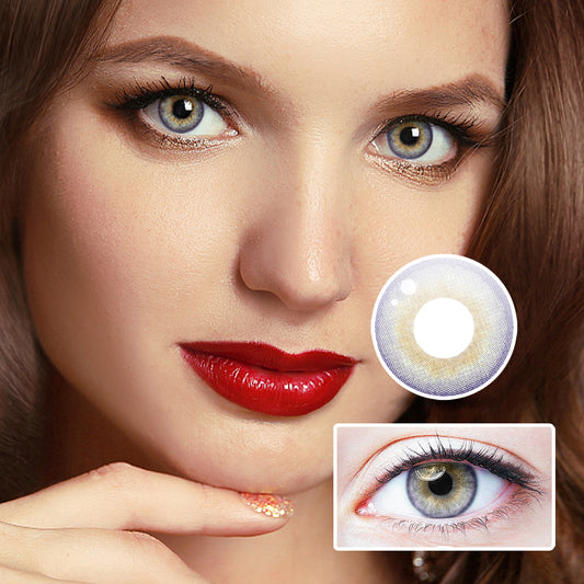 Violet Flower Purple | Moxielens Aurora Veil Colored Contacts -- Aurora Veil colored contacts | Moxielens