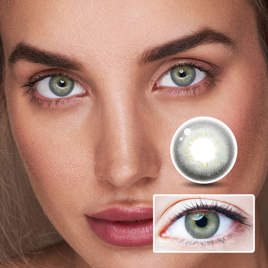 Kagome Grey colored contact lenses
