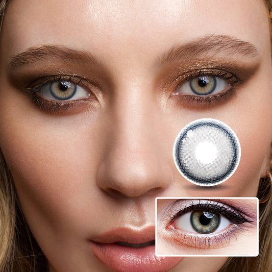 Pear Pear Gray colored contact lenses