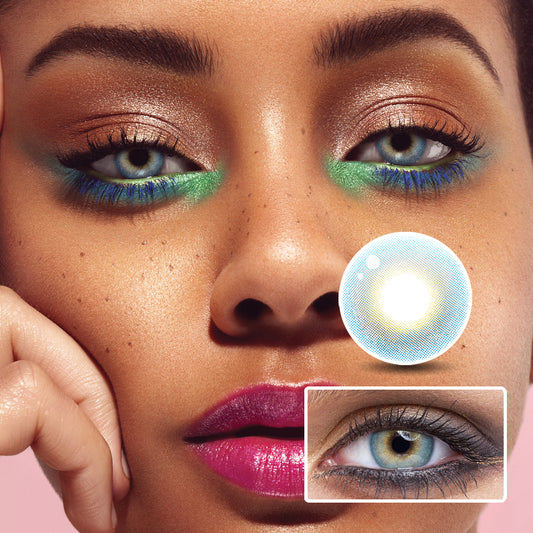 4D High-Gloss Blue | Moxielens Ocean Mist Colored Contacts ??Ocean Mist colored contacts | Moxielens