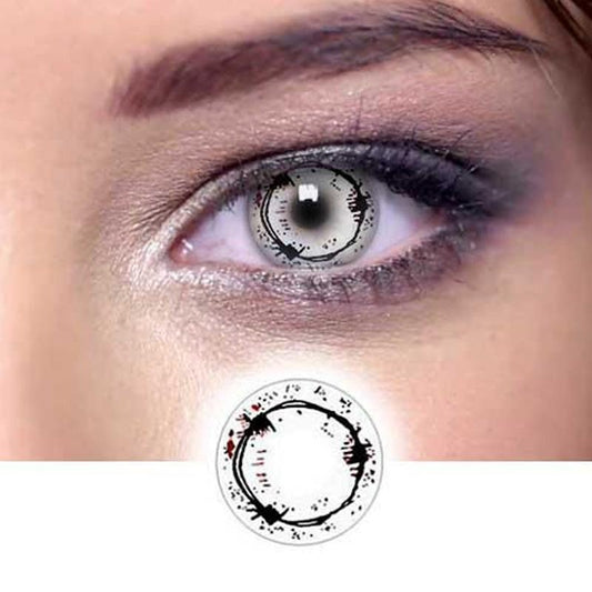 cosplay blood mark (12 months) colored contact lenses