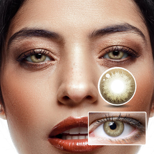 Iced Lemon Tea colored contact lenses