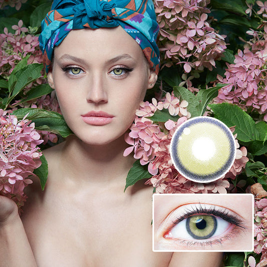 Green Grapes | Moxielens Botanical Haze Colored Contacts -- Botanical Haze colored contacts | Moxielens