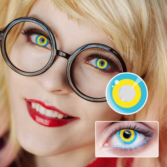 Blue And Yellow Set | Moxielens Ocean Mist Colored Contacts ??Ocean Mist colored contacts | Moxielens