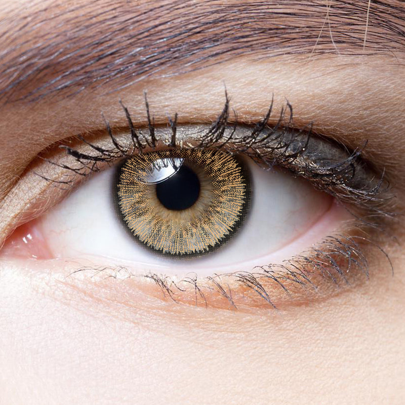 Summer Fluorescent Brown | Moxielens Earth Glow Colored Contacts -- Earth Glow colored contacts | Moxielens