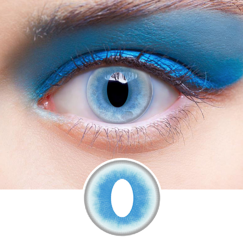 Translucent Blue | Moxielens Ocean Mist Colored Contacts -- Ocean Mist colored contacts | Moxielens