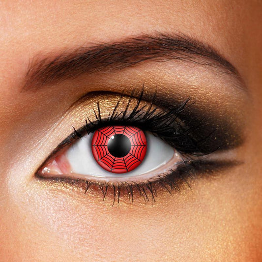 cosplay spiderman (12 months) contact lens colored contact lenses