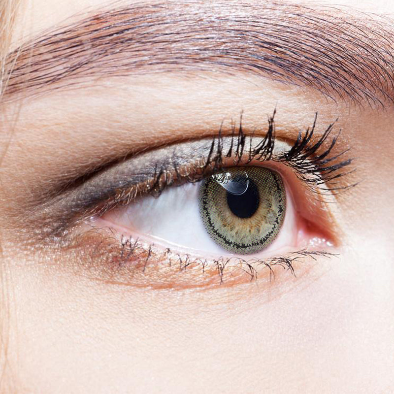 Tear Green | Moxielens Botanical Haze Colored Contacts -- Botanical Haze colored contacts | Moxielens