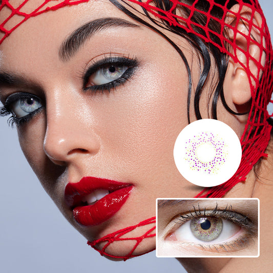 Starry Gray colored contact lenses