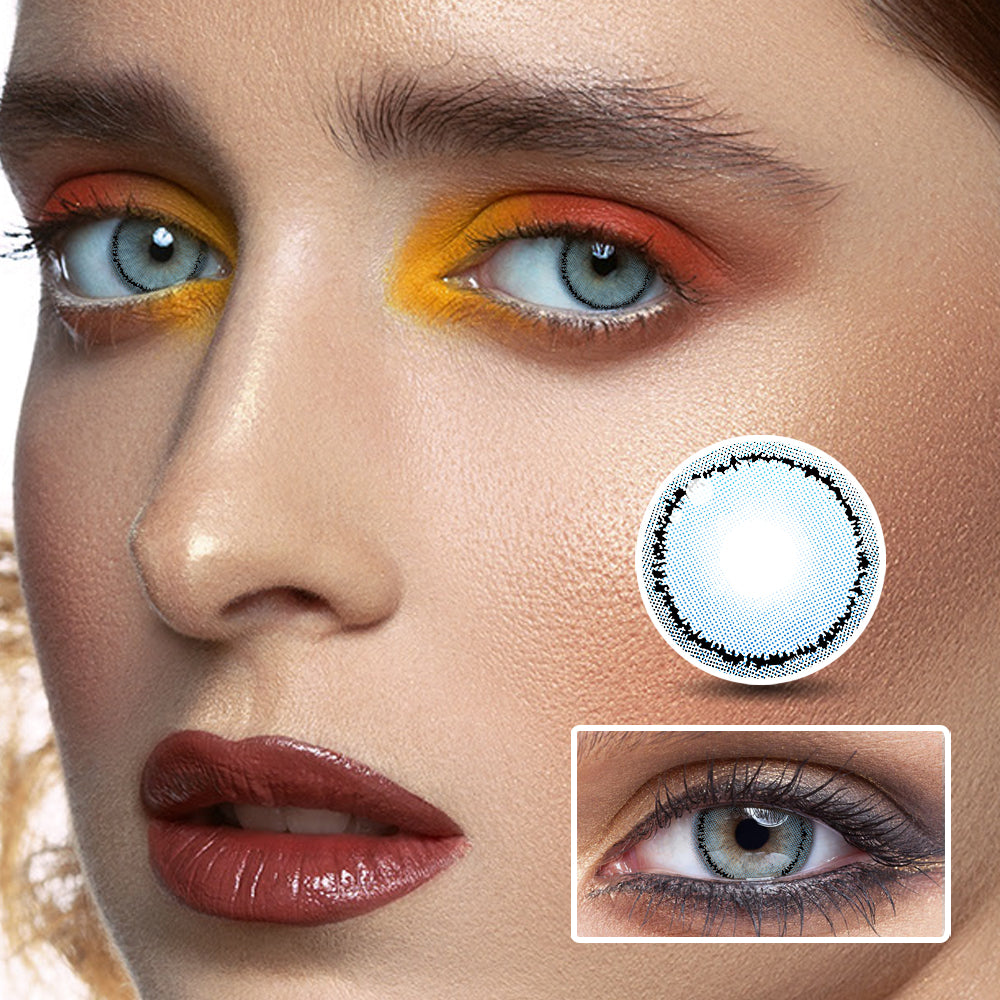 Tear Blue | Moxielens Ocean Mist Colored Contacts -- Ocean Mist colored contacts | Moxielens