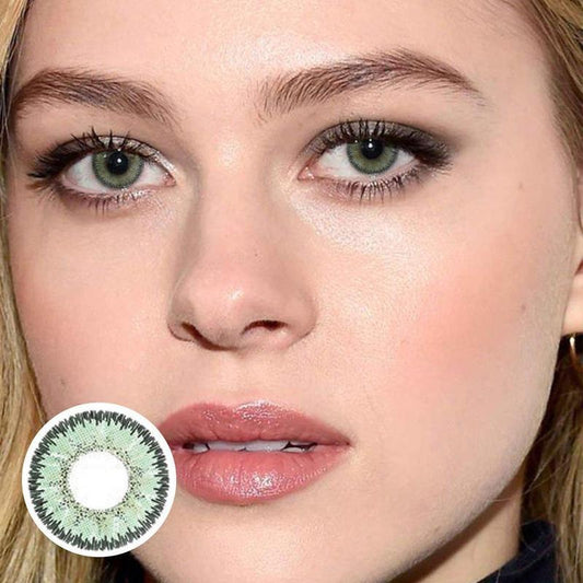 Marble Green (12 Month) colored contact lenses