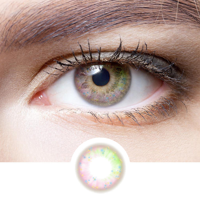 Summer Pollen Purple | Moxielens Aurora Veil Colored Contacts -- Aurora Veil colored contacts | Moxielens