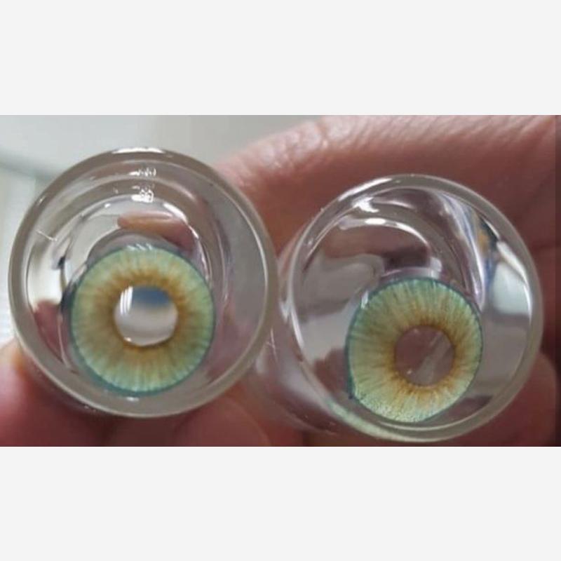 Big Eye Candy Blue Green (12 months) colored contact lenses