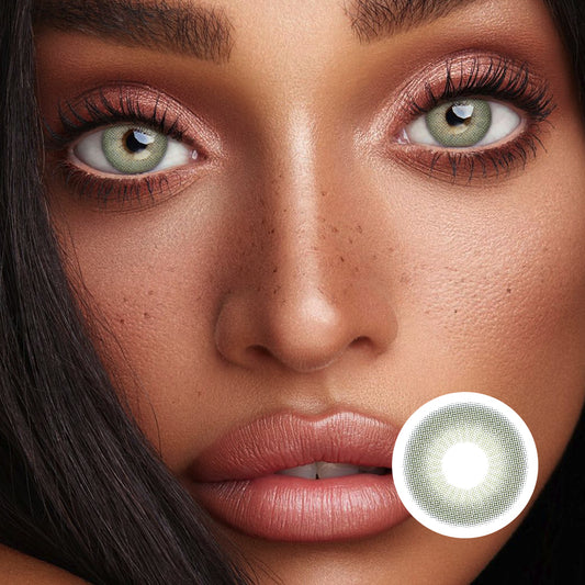 Mari Green | Moxielens Botanical Haze Colored Contacts